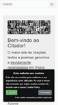 Mobile Screenshot of citador.pt